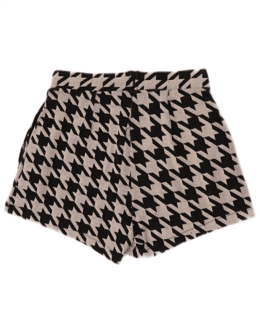 Pantaloncini casual Trafaluc da donna Zara piccoli W26 pied de poule neri