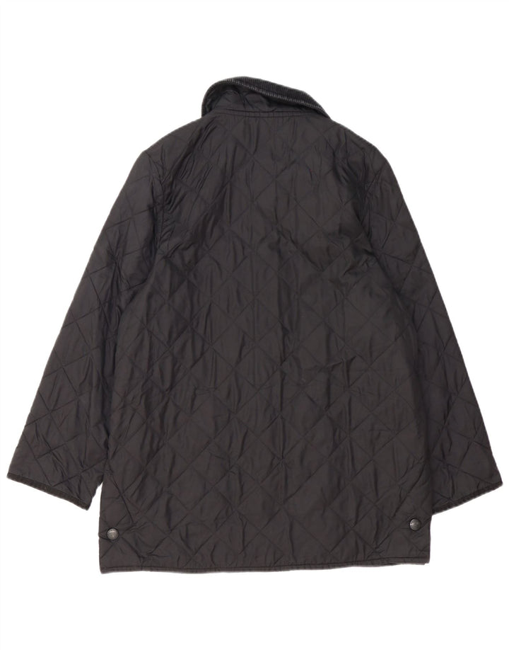 Giacca trapuntata da donna Barbour UK 18 XL nera in poliammide