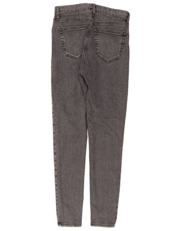 Topshop Jeans skinny Jamie da donna UK 12 Medio W30 L29 Cotone grigio