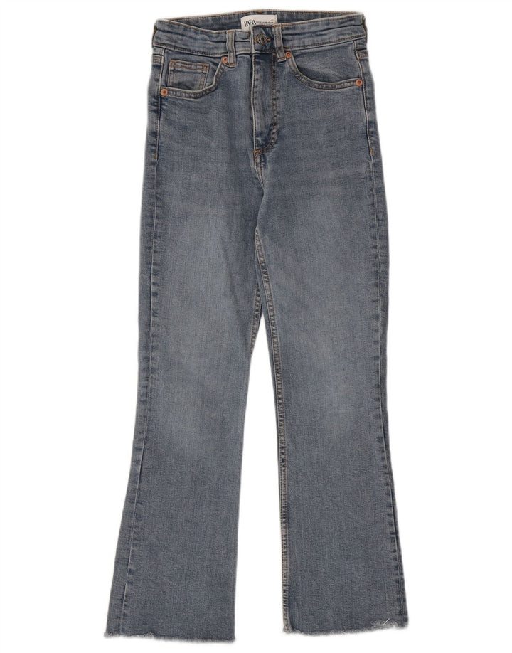 Jeans svasati da donna Zara EU 34 2XS W24 L25 Blu
