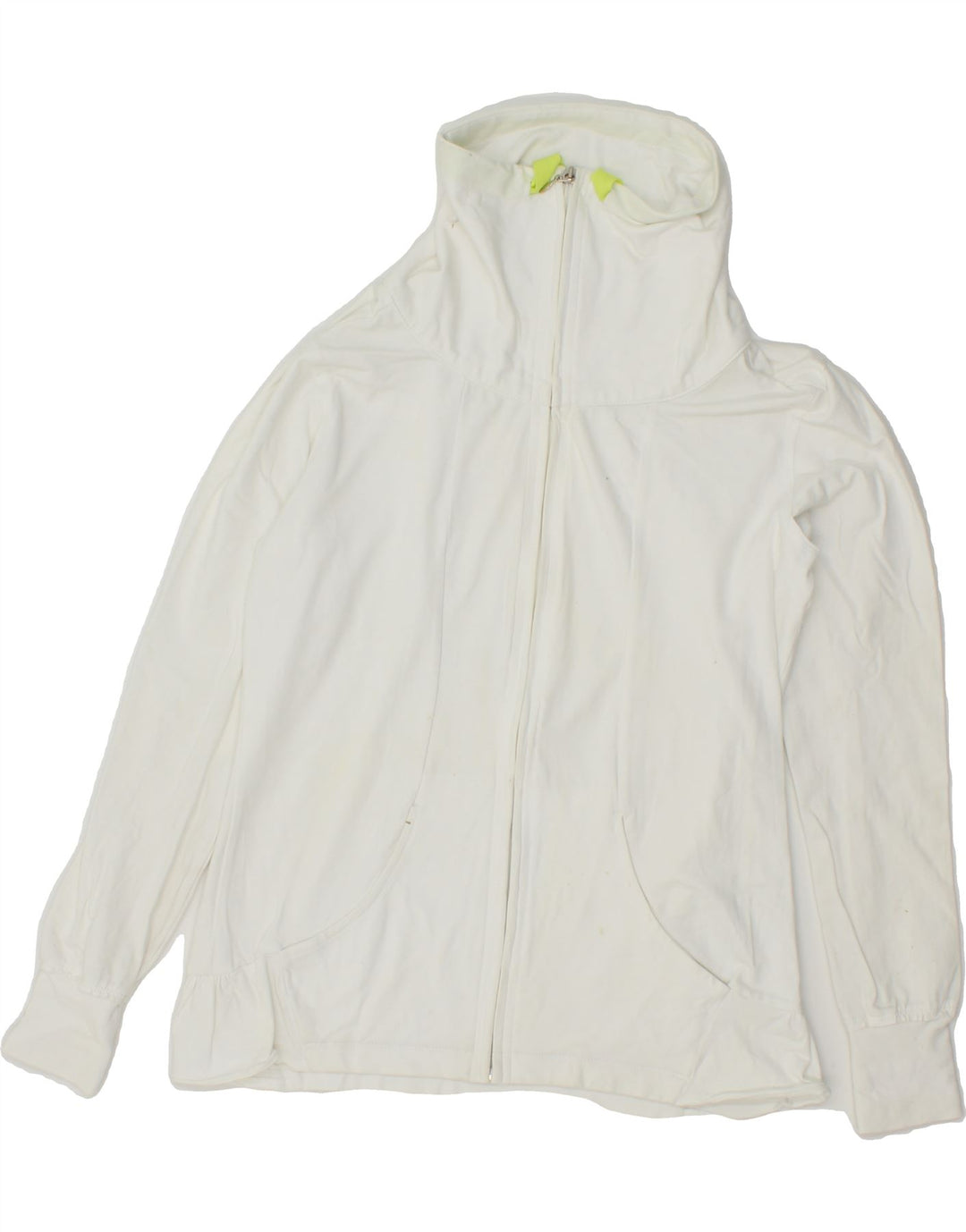 CHAMPION Womens Heritage Fit Tracksuit Top Jacket UK 12 Medium White Vintage Champion and Second-Hand Champion from Messina Hembry 