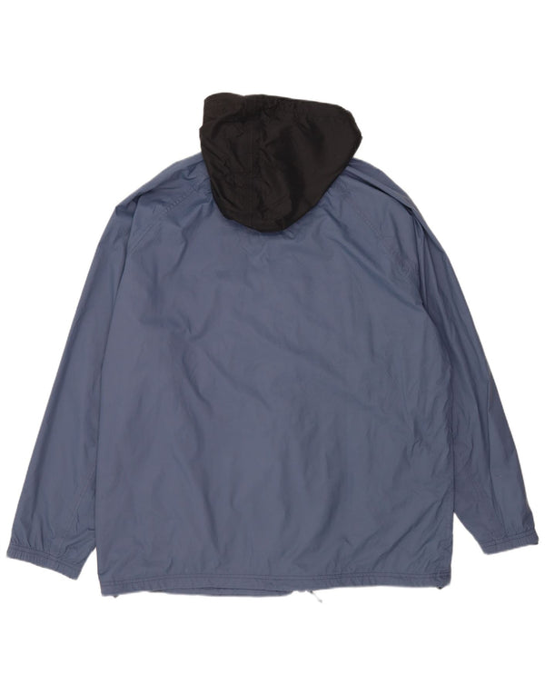 Giacca antipioggia con cappuccio da uomo Timberland UK 44 2XL Nylon color block blu