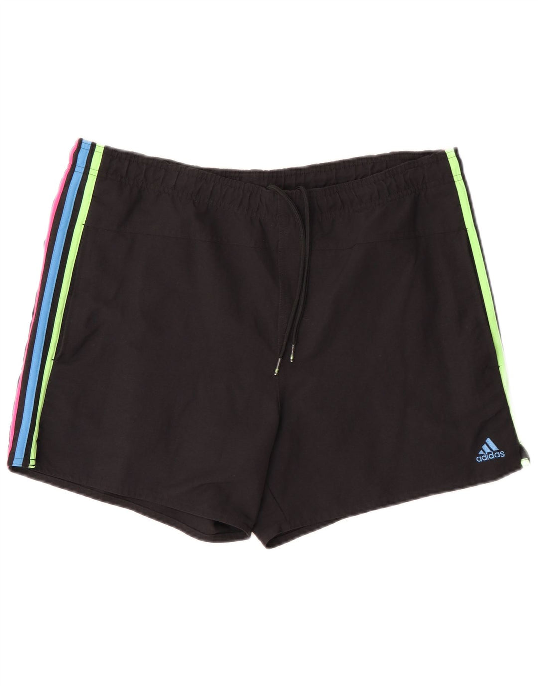 Pantaloncini sportivi da uomo Adidas grandi in nylon nero