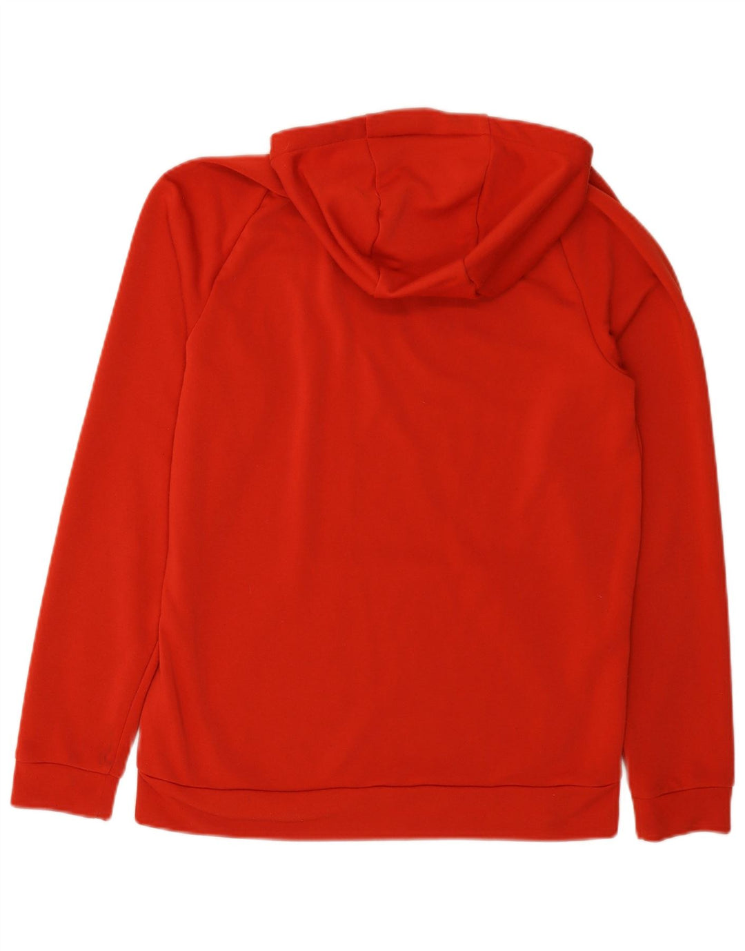 Felpa con cappuccio grafica Nike Dri Fit da uomo in poliestere arancione medio