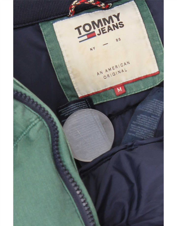 Giacca imbottita da uomo Tommy Hilfiger UK 38 Cotone verde medio