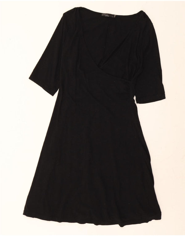 PRANA Womens A-Line Dress UK 14 Large Black