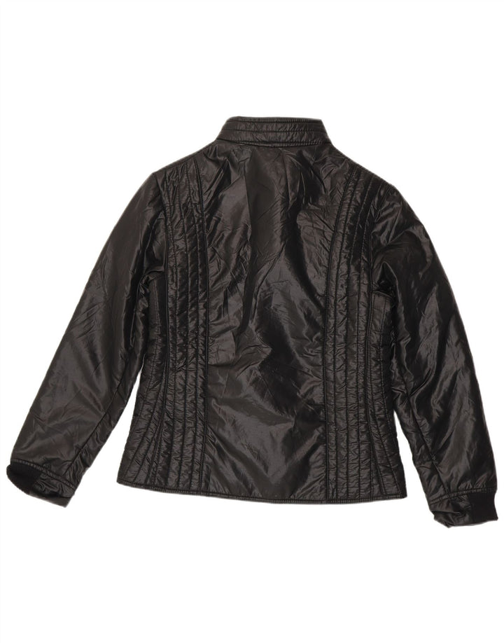 Giacca imbottita vintage da donna IT 48 XL Nera