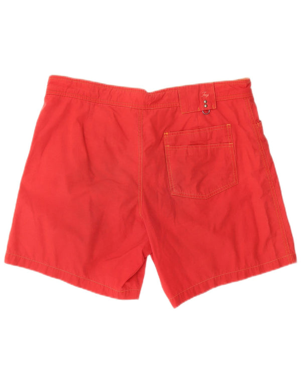 Fay Pantaloncini da bagno da uomo grandi rossi