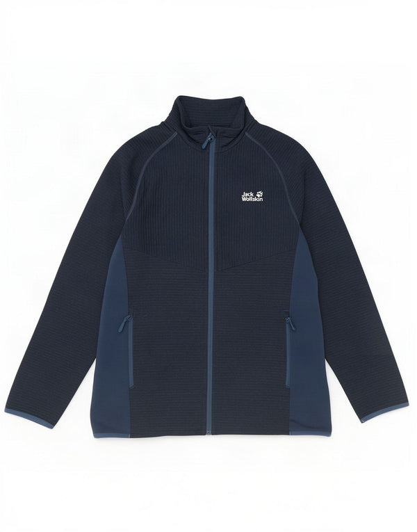 Giacca da tuta da uomo Jack Wolfskin UK 40 Medium Navy Blue Sports