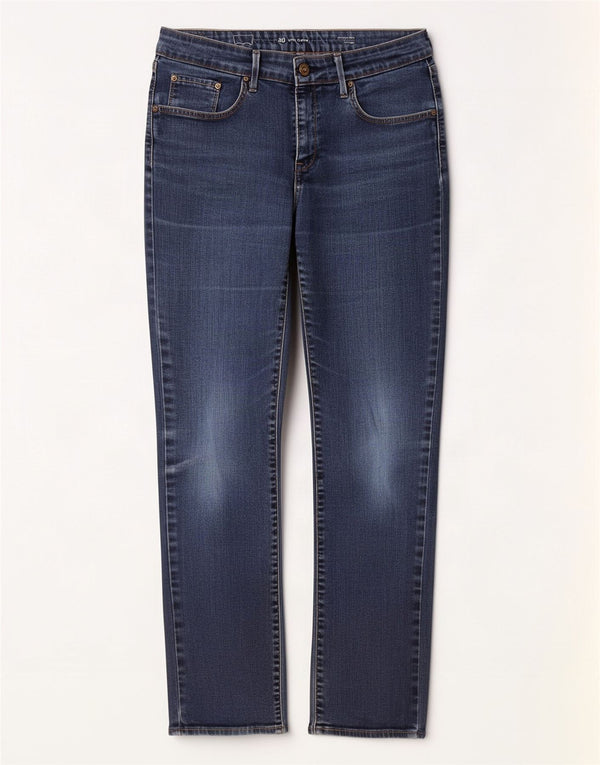 Jeans dritti a vita classica Demi Curve da donna Levi's W30 L30 cotone blu