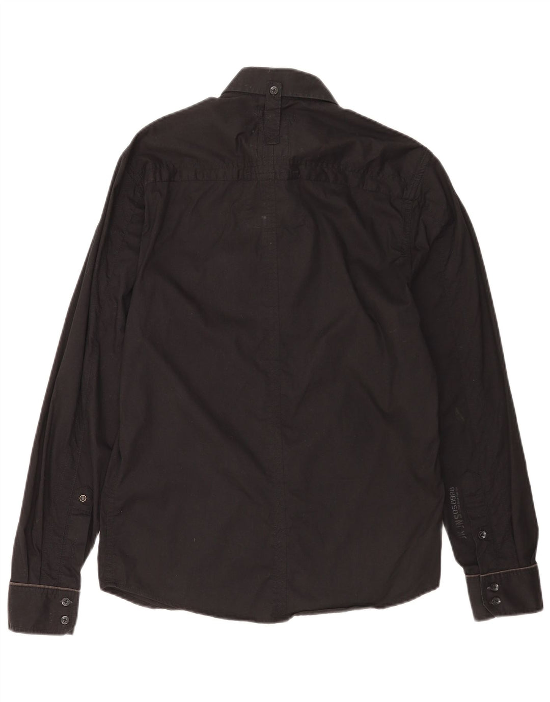Camicia da uomo Jack & Jones in cotone nero medio