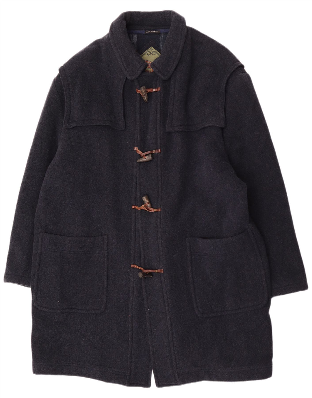 Montgomery da uomo dalla vestibilità ampia Lebole UK 42 XL Blu Navy