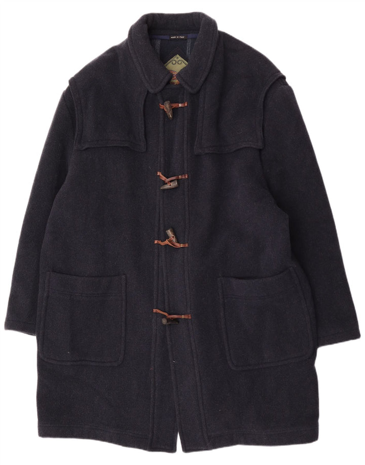 Montgomery da uomo dalla vestibilità ampia Lebole UK 42 XL Blu Navy