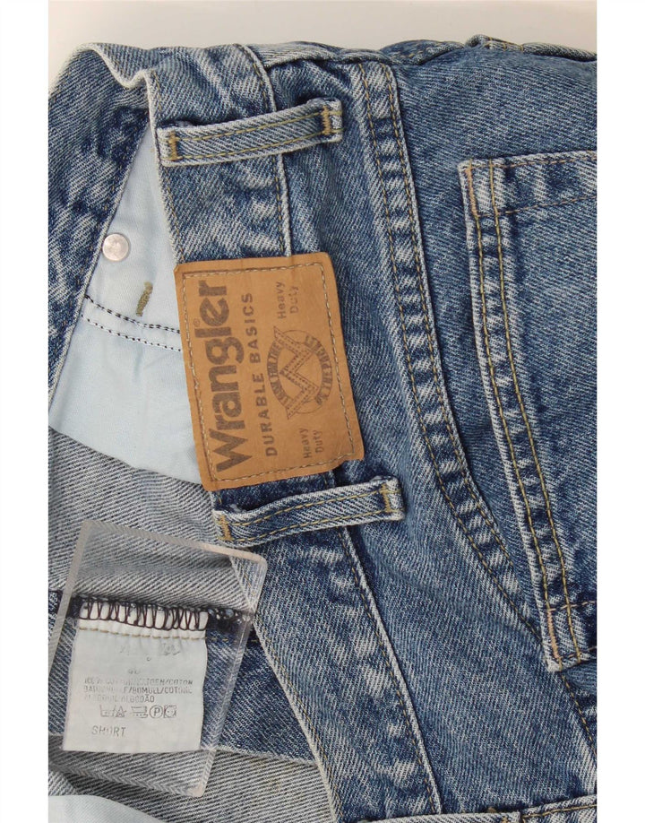 Pantaloncini di jeans da donna Wrangler W38 XL in cotone blu