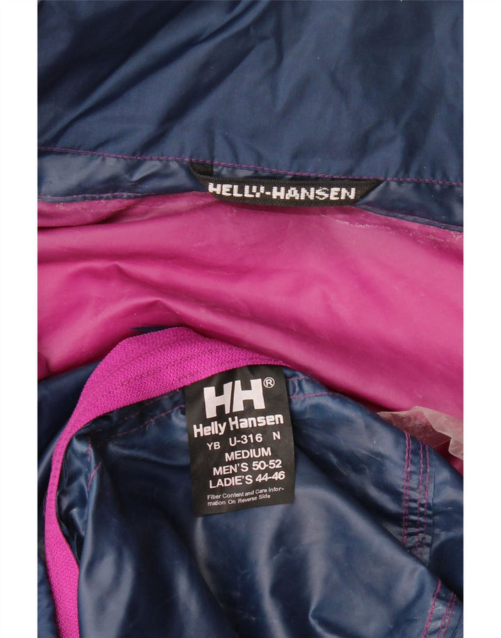 HELLY HANSEN Mens Unisex Loose Fit Rain Jacket EU 50/52 Large Pink
