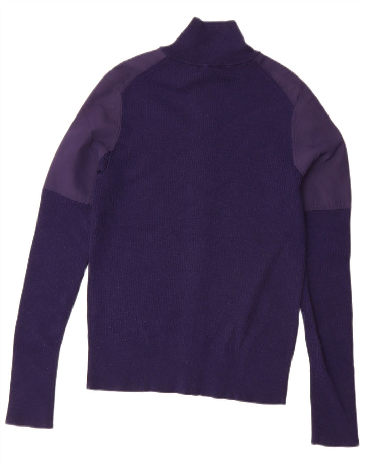 Maglione cardigan da uomo Cos piccolo color block blu navy
