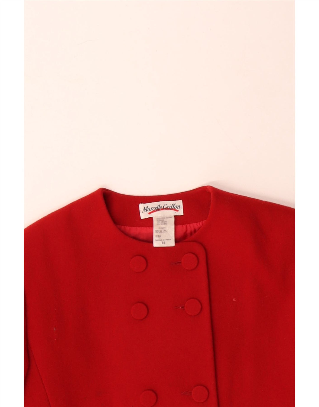 MARCELLE GRIFFON Giacca blazer da donna con maniche a 3/4 IT 44 Rosso medio