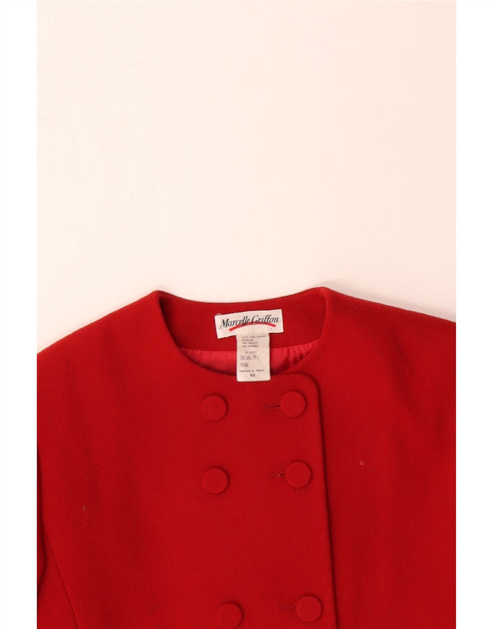 MARCELLE GRIFFON Giacca blazer da donna con maniche a 3/4 IT 44 Rosso medio