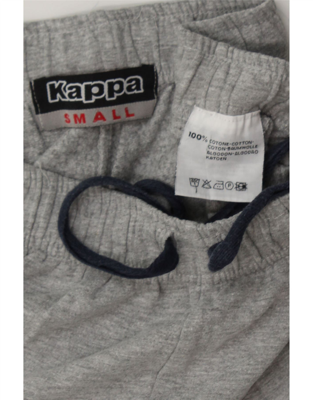 Pantaloni da tuta da uomo KAPPA piccoli in cotone mélange grigio