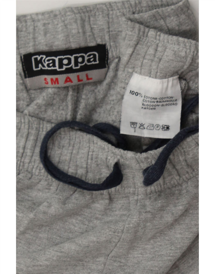 Pantaloni da tuta da uomo KAPPA piccoli in cotone mélange grigio