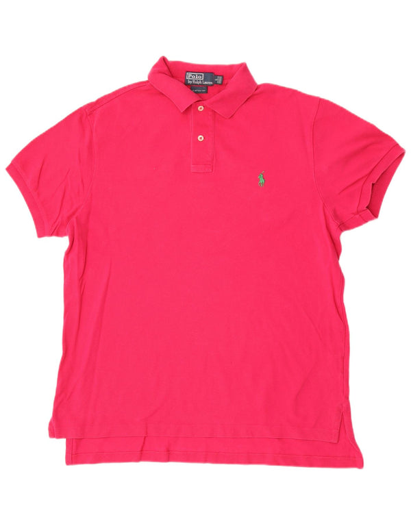 Polo Ralph Lauren da uomo su misura Polo grande in cotone rosa