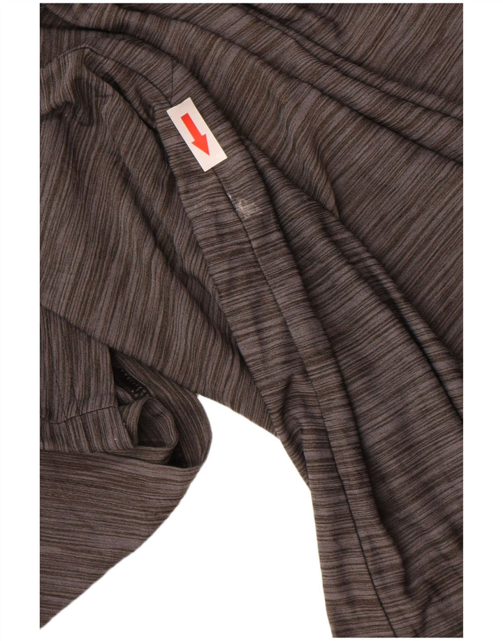 T-shirt Adidas Aeroready da uomo, grande, in poliestere chiazzato grigio