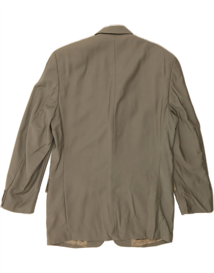 PIERRE CARDIN Mens 3 Button Blazer Jacket UK 38 Medium Grey New Wool Vintage Pierre Cardin and Second-Hand Pierre Cardin from Messina Hembry 