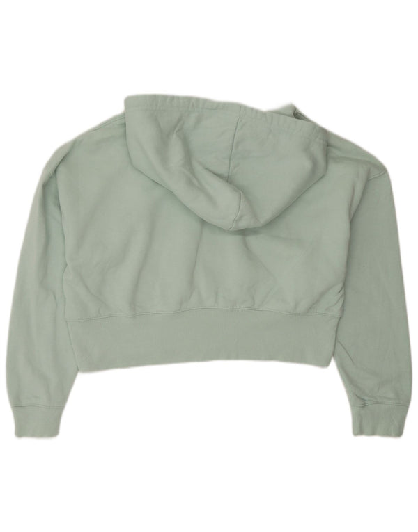 Maglione con cappuccio grafico oversize da donna Adidas UK 8 Small Turchese