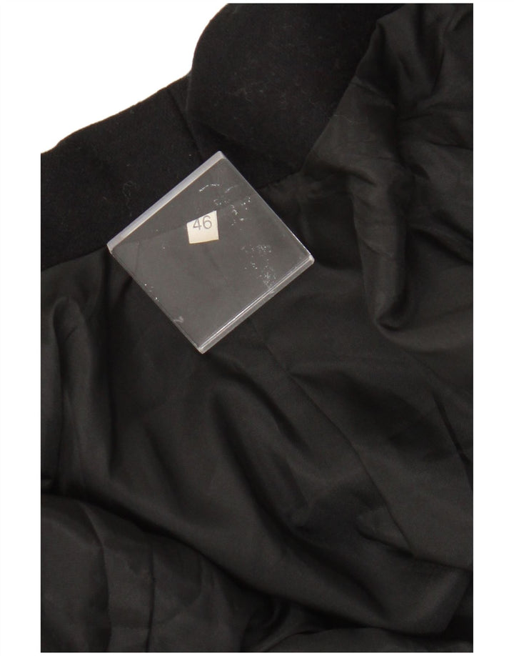 Giacca blazer vintage da donna a 1 bottone IT 46 grande pied de poule marrone