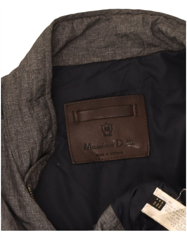 Gilet da uomo Massimo Dutti UK 38 Nylon grigio medio