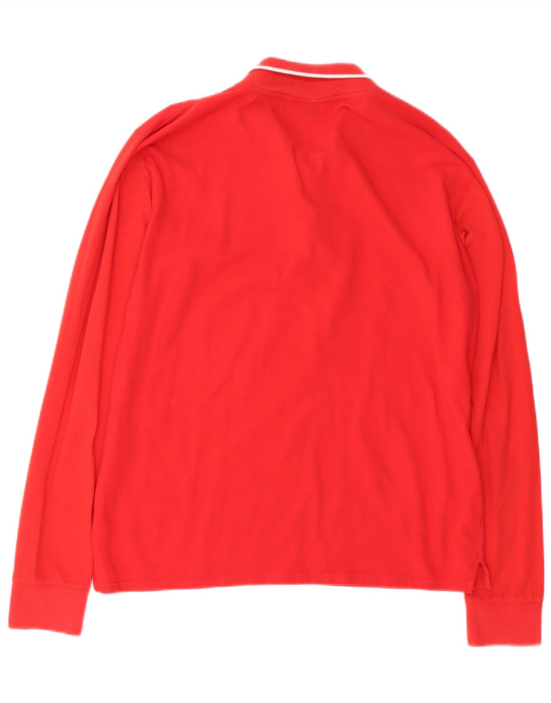 LOTTO Mens Long Sleeve Polo Shirt 2XL Red