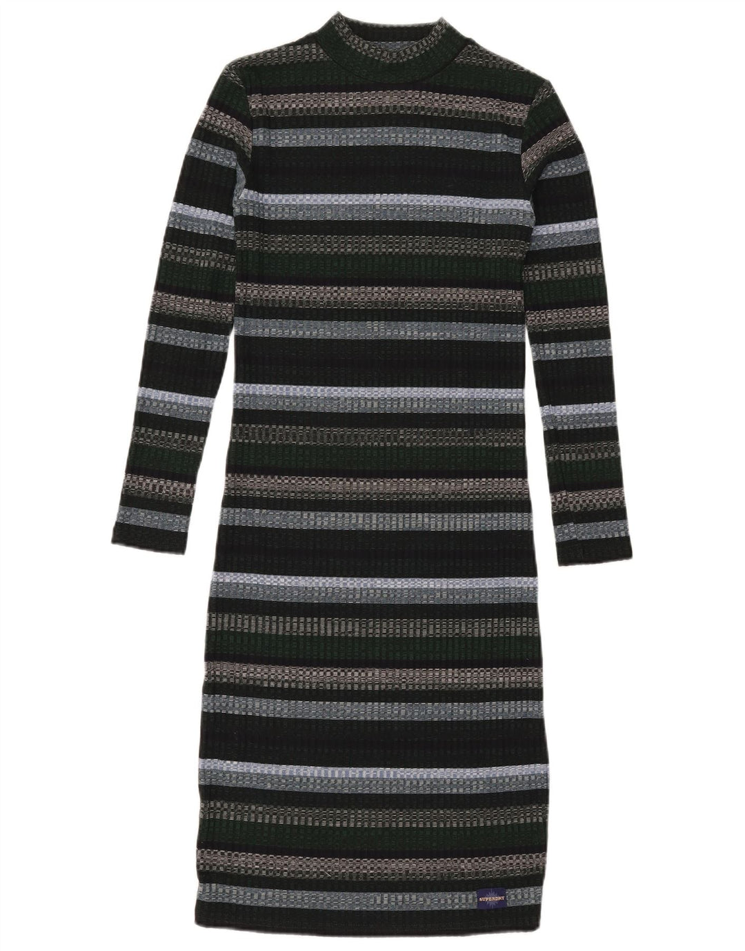 Abito maglione da donna Superdry UK 8 Small multicolore a righe