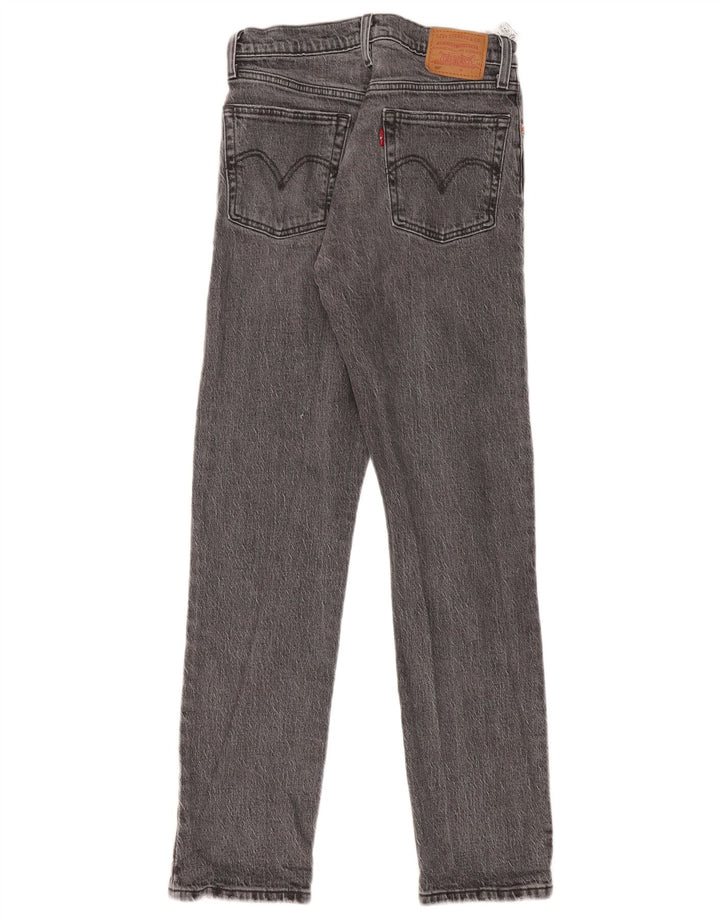 Jeans dritti Levi's 501 da donna W26 L30 cotone grigio