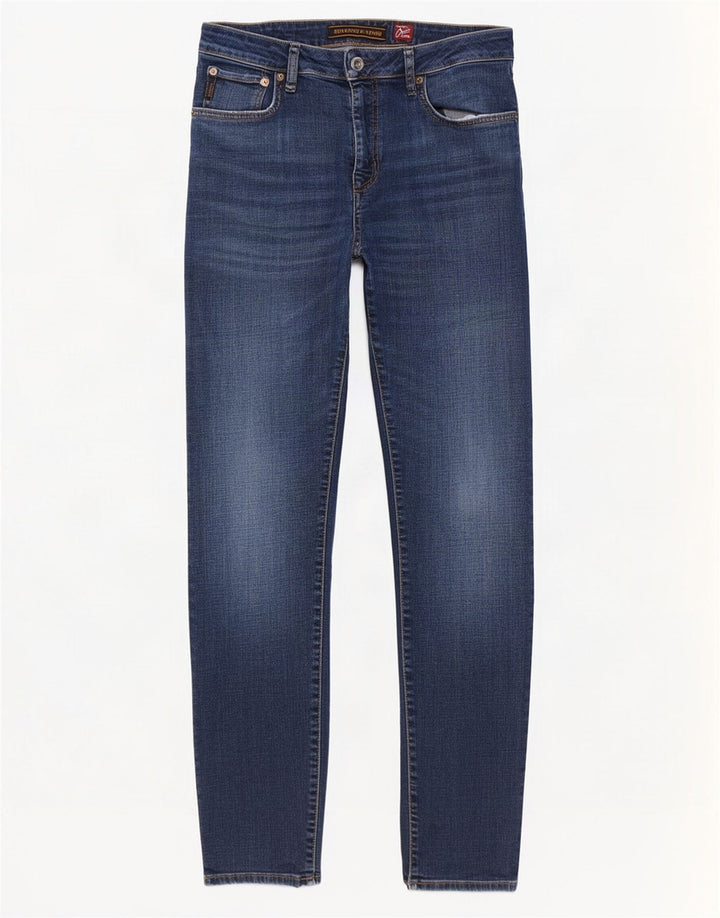 Jeans slim da uomo Superdry W34 L32 cotone blu