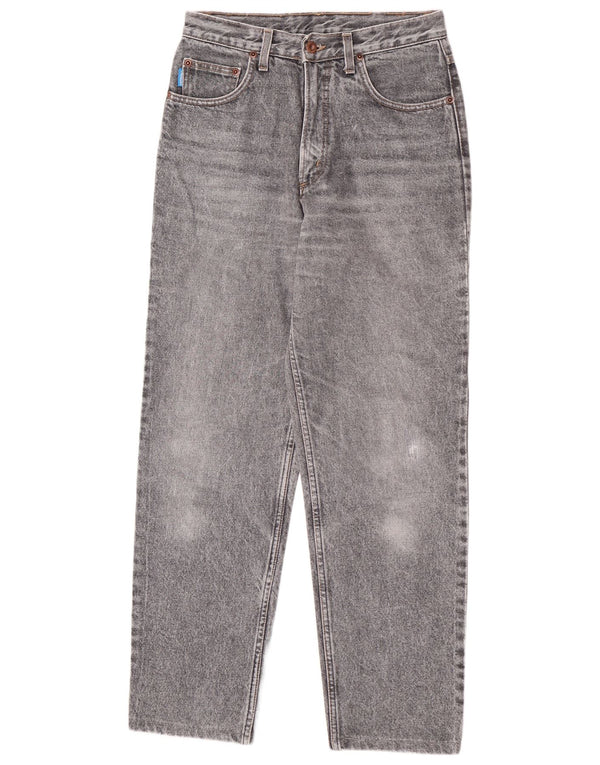 Jeans dritti da uomo Carrera lavaggio acido W30 L29 cotone grigio