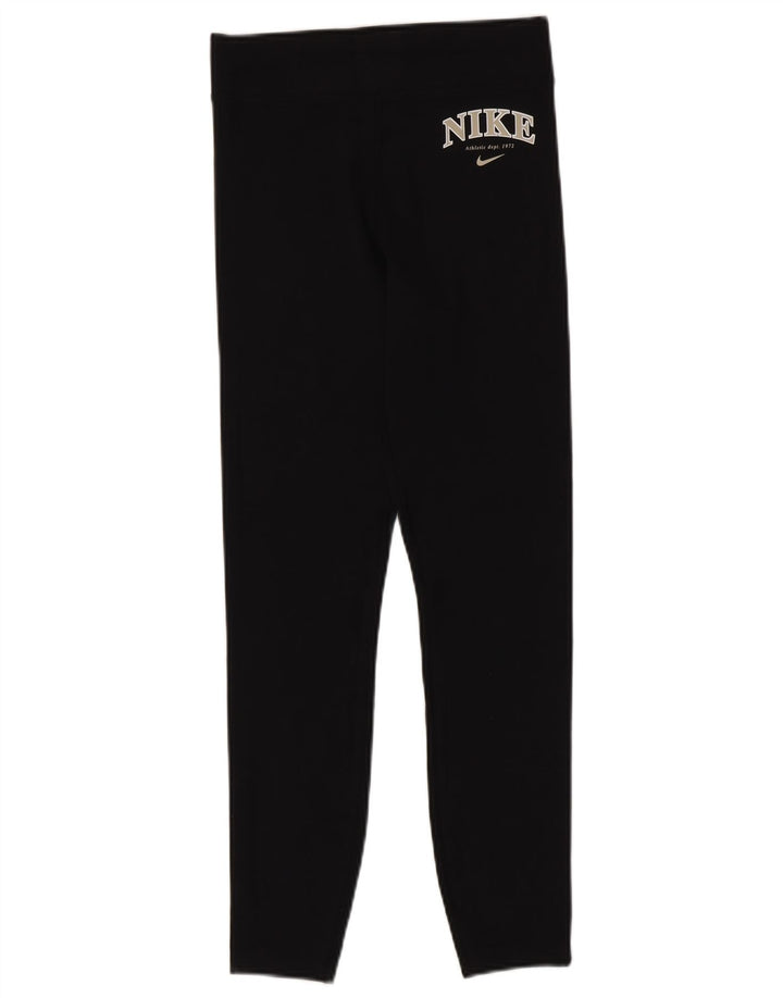 Leggings grafici da donna Nike UK 10 piccoli cotone nero