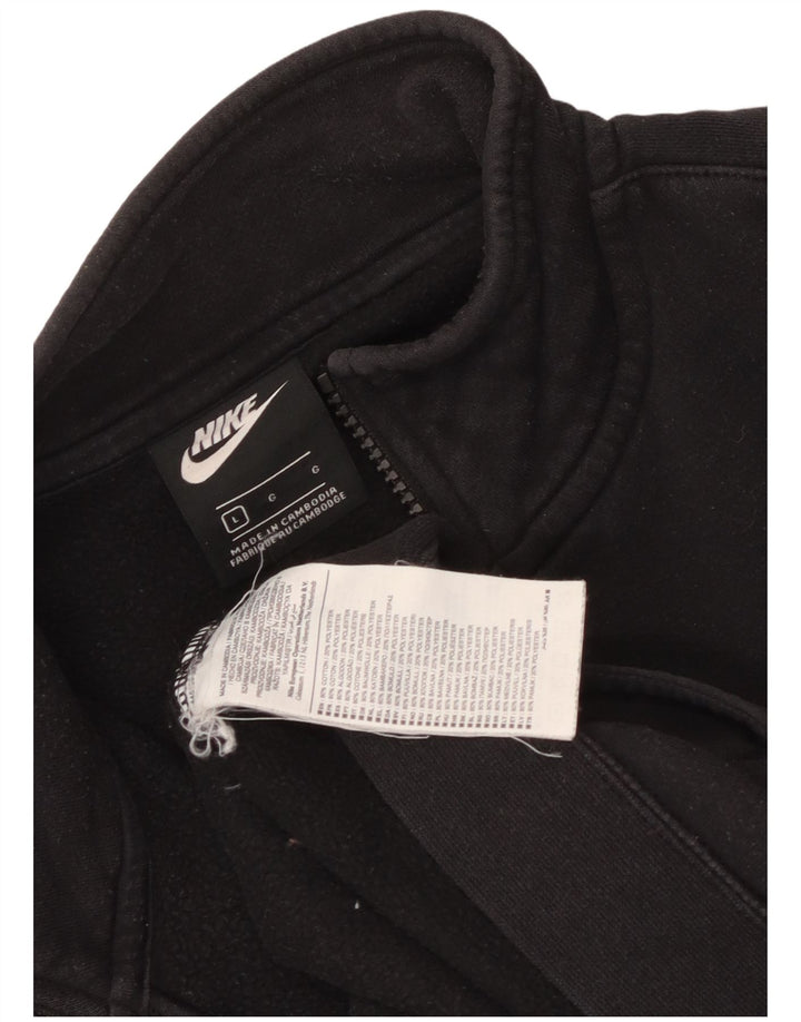 Giacca da ginnastica da uomo Nike Large in cotone nero
