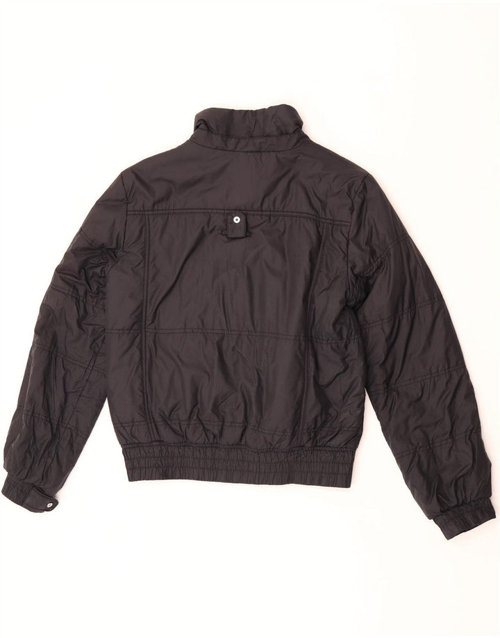Bomber imbottito per ragazze Champion 11-12 anni Large Nero in poliammide