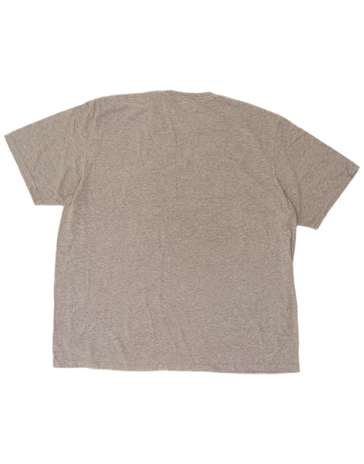 T-shirt grafica da uomo Russell Athletic Top 2XL Grigia