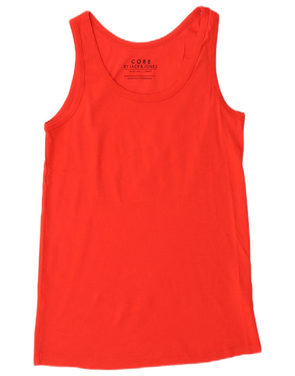 Canotta da uomo Jack & Jones grande rossa in cotone