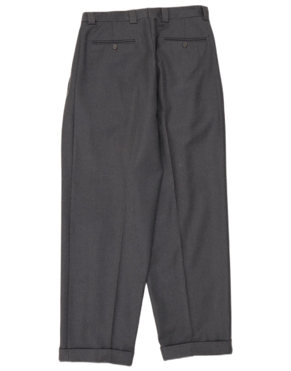 Pantaloni da abito da uomo con pegging Comero IT 46 Small W30 L30 Grigio