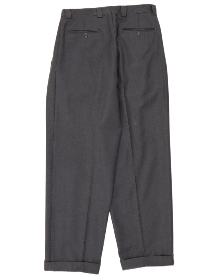 Pantaloni da abito da uomo con pegging Comero IT 46 Small W30 L30 Grigio