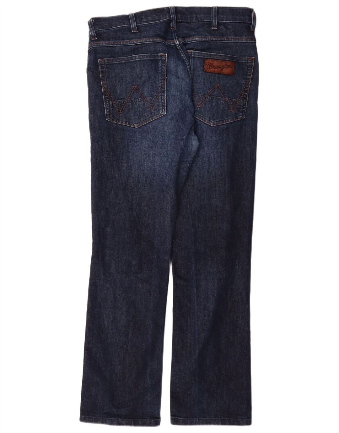 WRANGLER Jeans dritti elasticizzati Arizona da uomo W32 L28 cotone blu