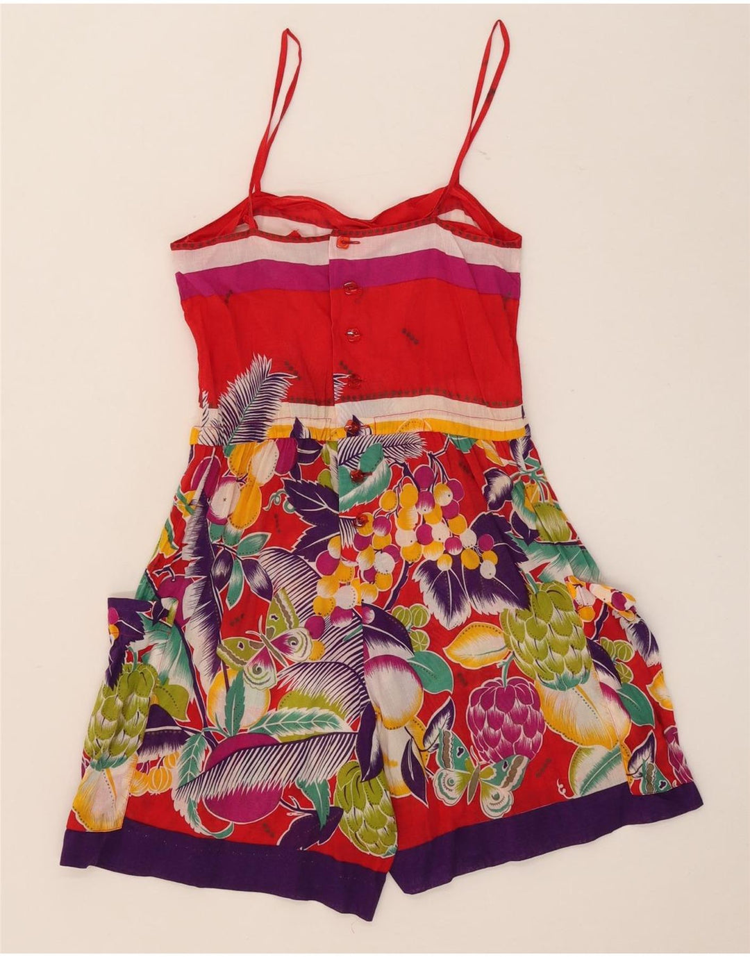 Tutina trasparente da donna Oceano IT 42 media W30 L6 multicolore floreale