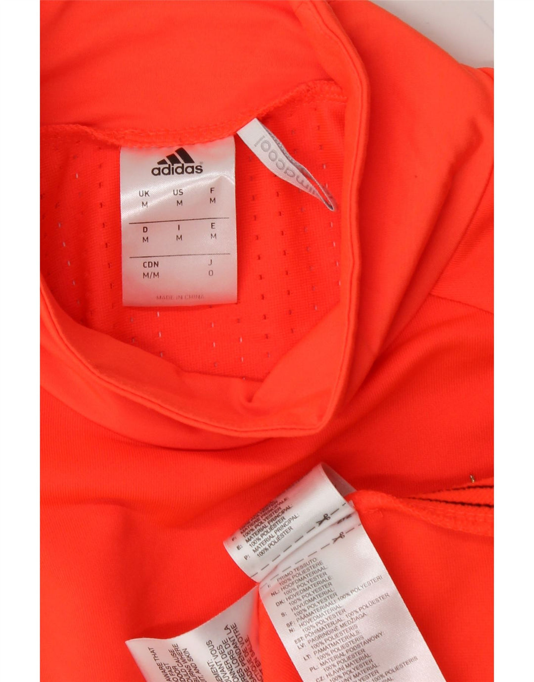 Maglia ADIDAS da uomo FC Bayern Munchen a maniche lunghe in poliestere arancione medio