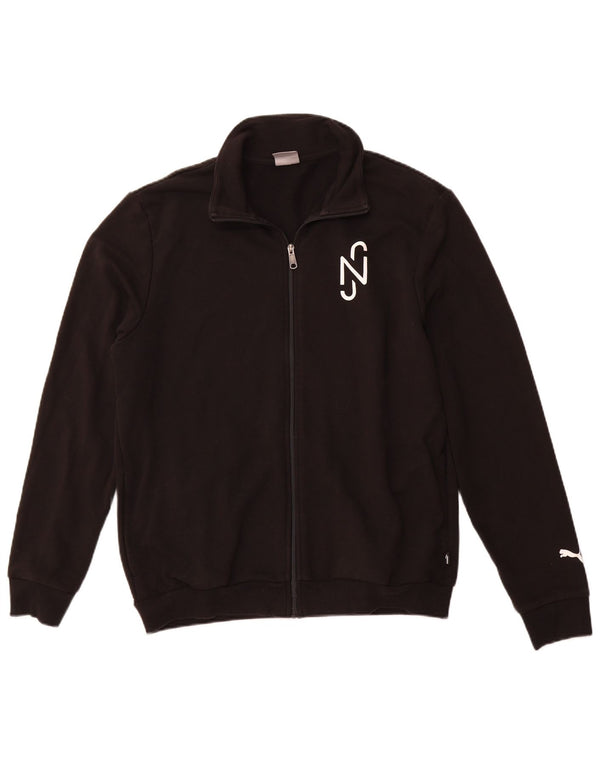 Giacca da ginnastica grafica da uomo PUMA grande nera