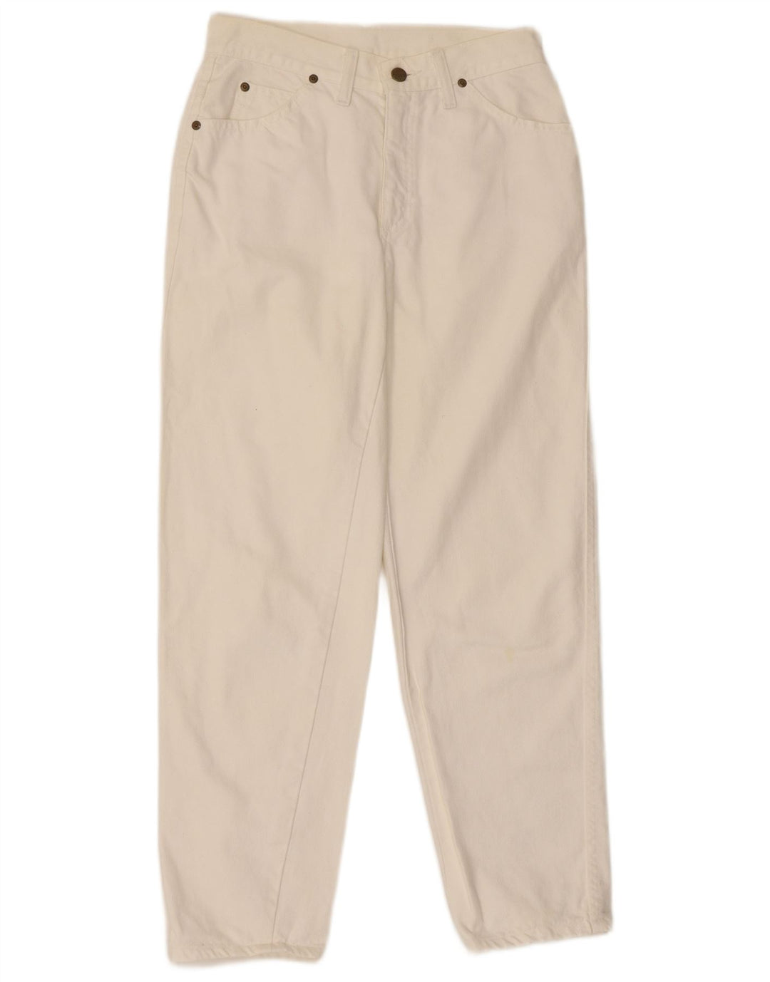 Jeans affusolati da uomo LEE W29 L27 cotone bianco