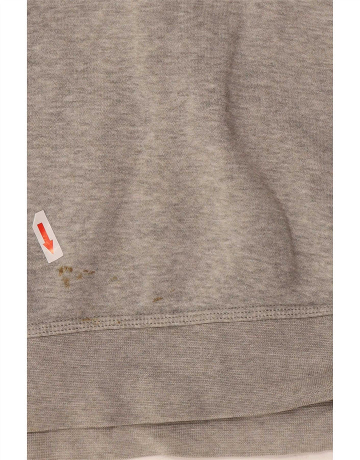 Felpa da uomo Nike Maglione grande in cotone chiazzato grigio