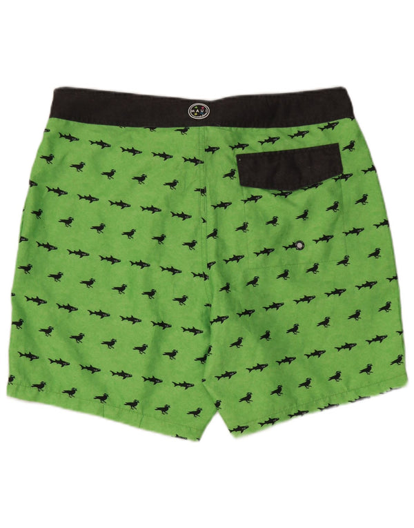 MAUI AND SONS Pantaloncini da bagno con grafica da uomo Cotone verde medio