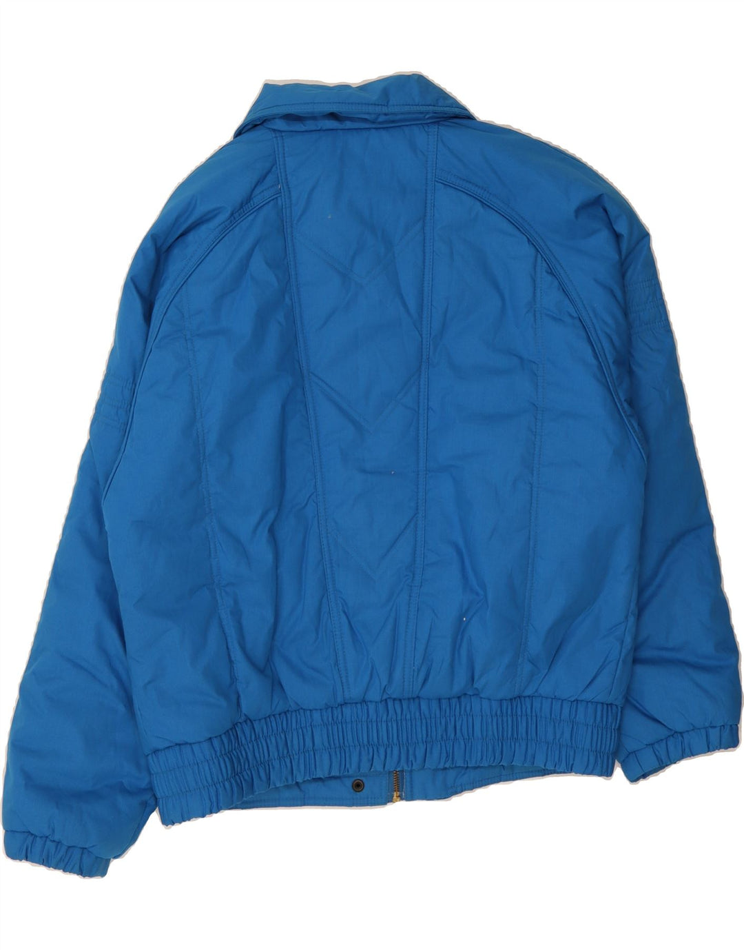 VINTAGE Womens Windbreaker Jacket EU 40 Medium Blue Polyester Vintage Vintage and Second-Hand Vintage from Messina Hembry 